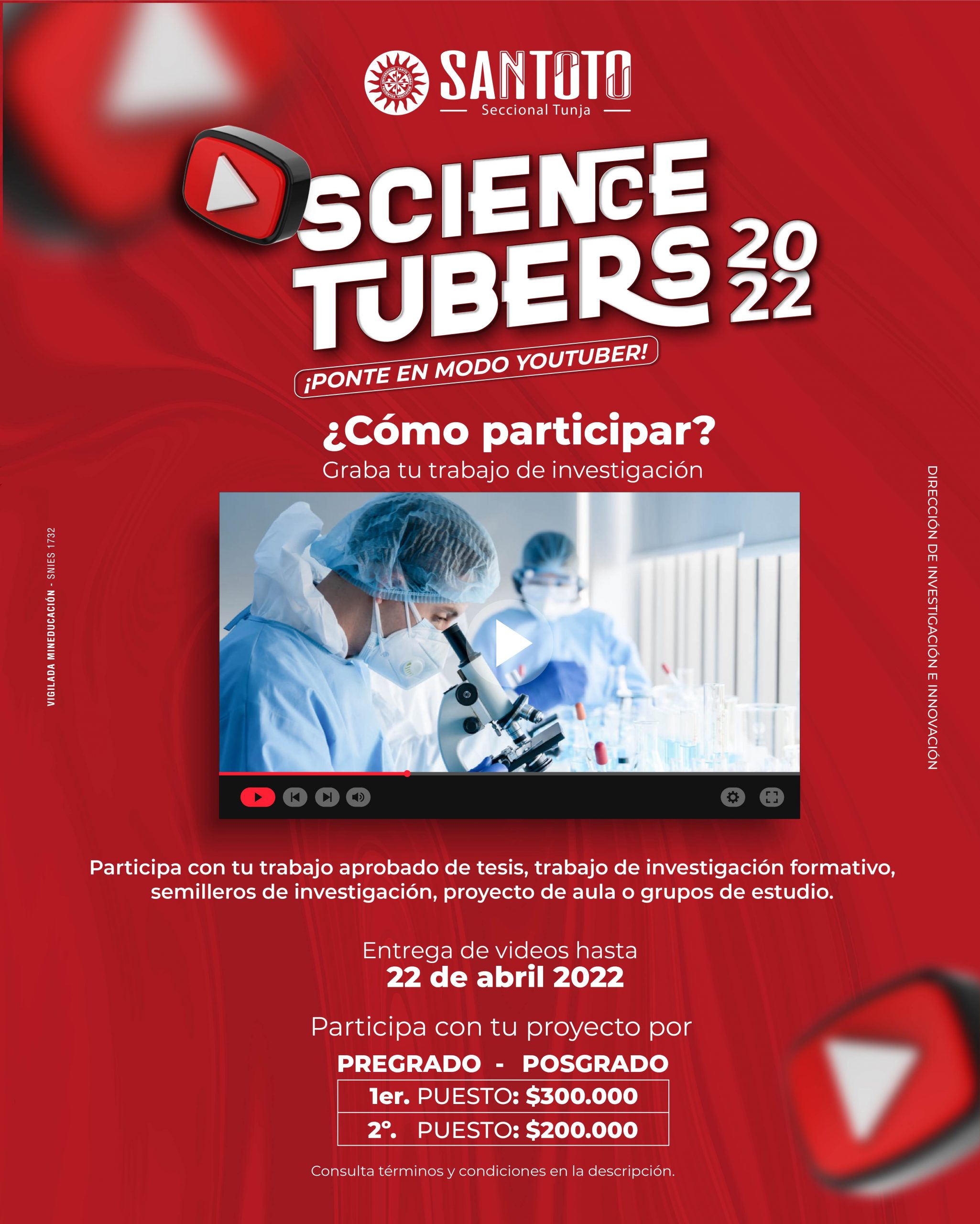 Concurso Science Tubers 2022