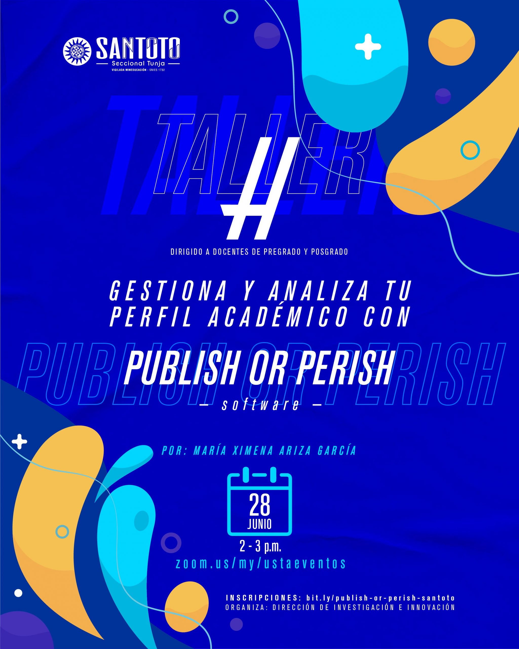 Taller “Gestiona y analiza tu perfil académico mediante el software Publish or Perish”