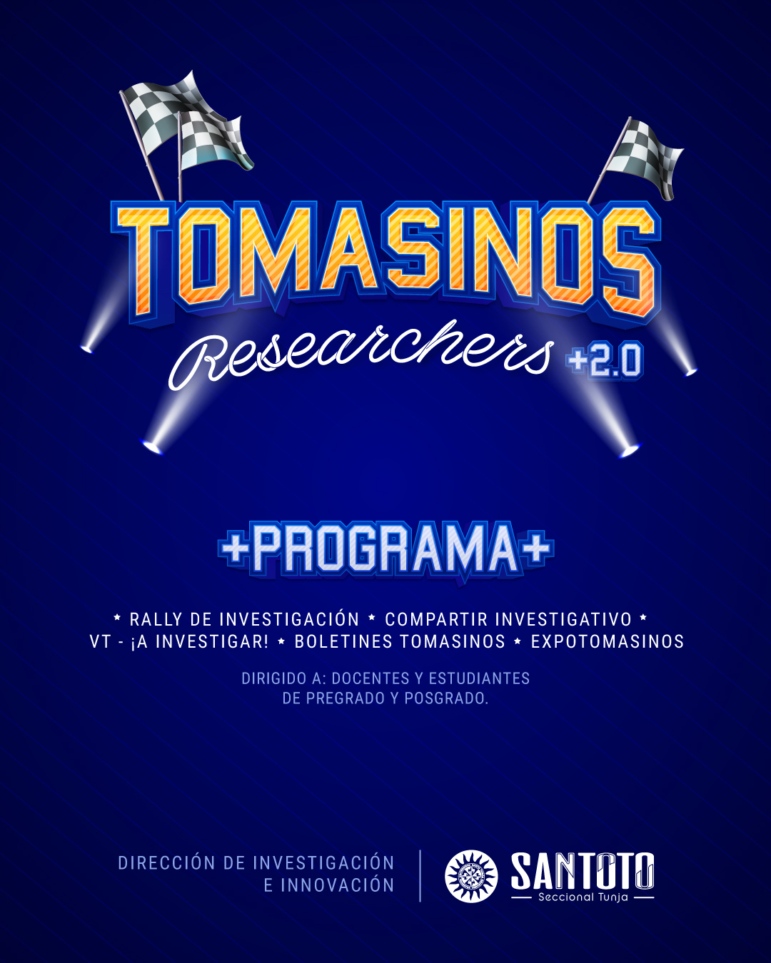 Tomasinos Researchers 2.0 + Micro Eventos